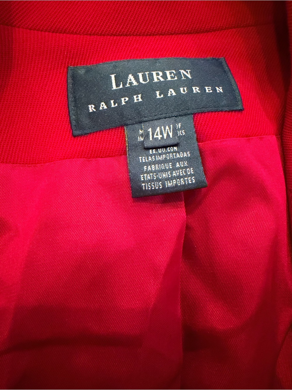 Vintage Ralph Lauren Red Embroidered Crest Blazer with Gold Buttons - Picture 3 of 10